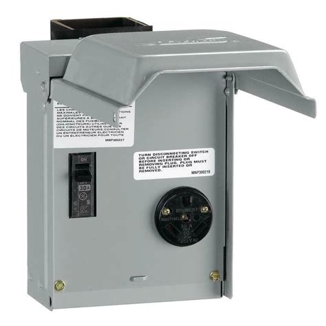 exterior electrical breaker box|30 amp outdoor breaker box.